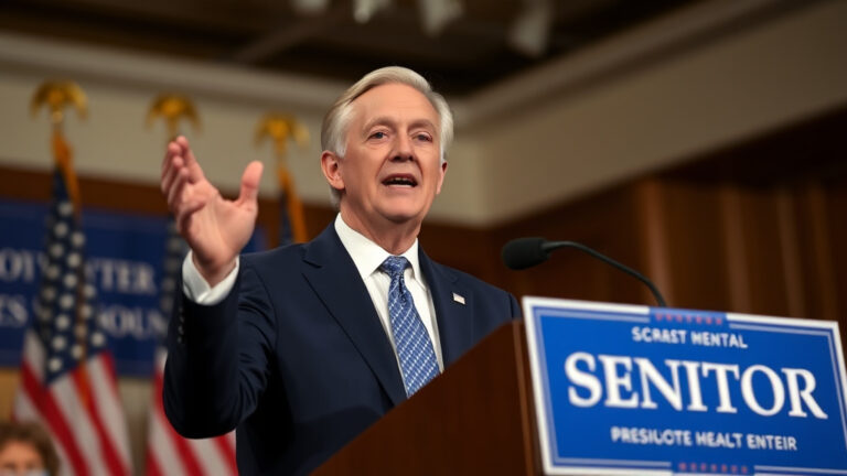 Senator Unveils Campaign for Presidential Election with Commitment to Healthcare Reform